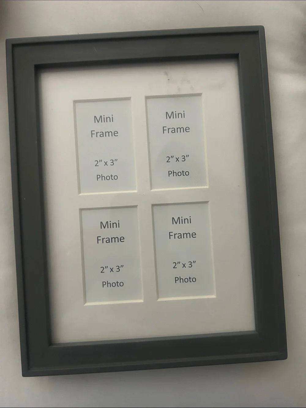 Threshold Gray Multi-Opening Picture Frame - 4 Mini Openings